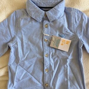 NWT Primark Blue Baby Shirt 9-12m